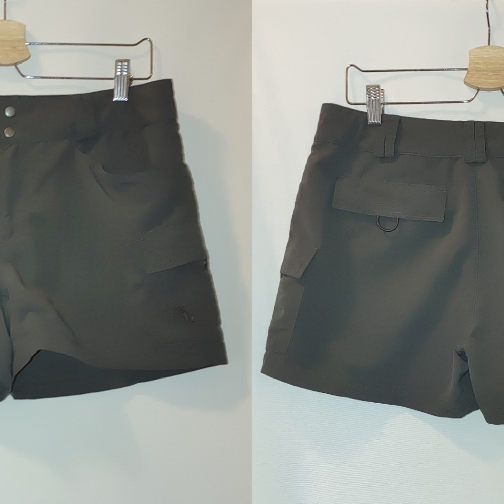 The North Face Gray 10 Cargo Pocket Shorts Outdoor Hiking Casual 3.5" Inseam